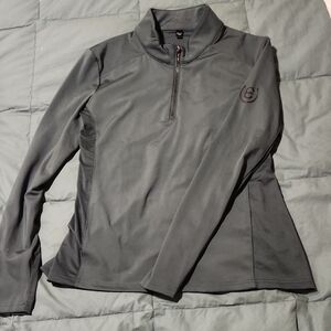 Women's Emerald Green Quarter-Zip  Performance Shirt